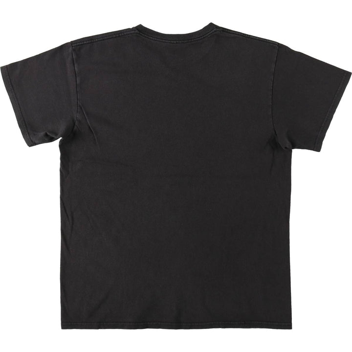 DEATH NOTE Anime Character Print T-Shirt Men's M Size cotton black type Vintage Second Hand