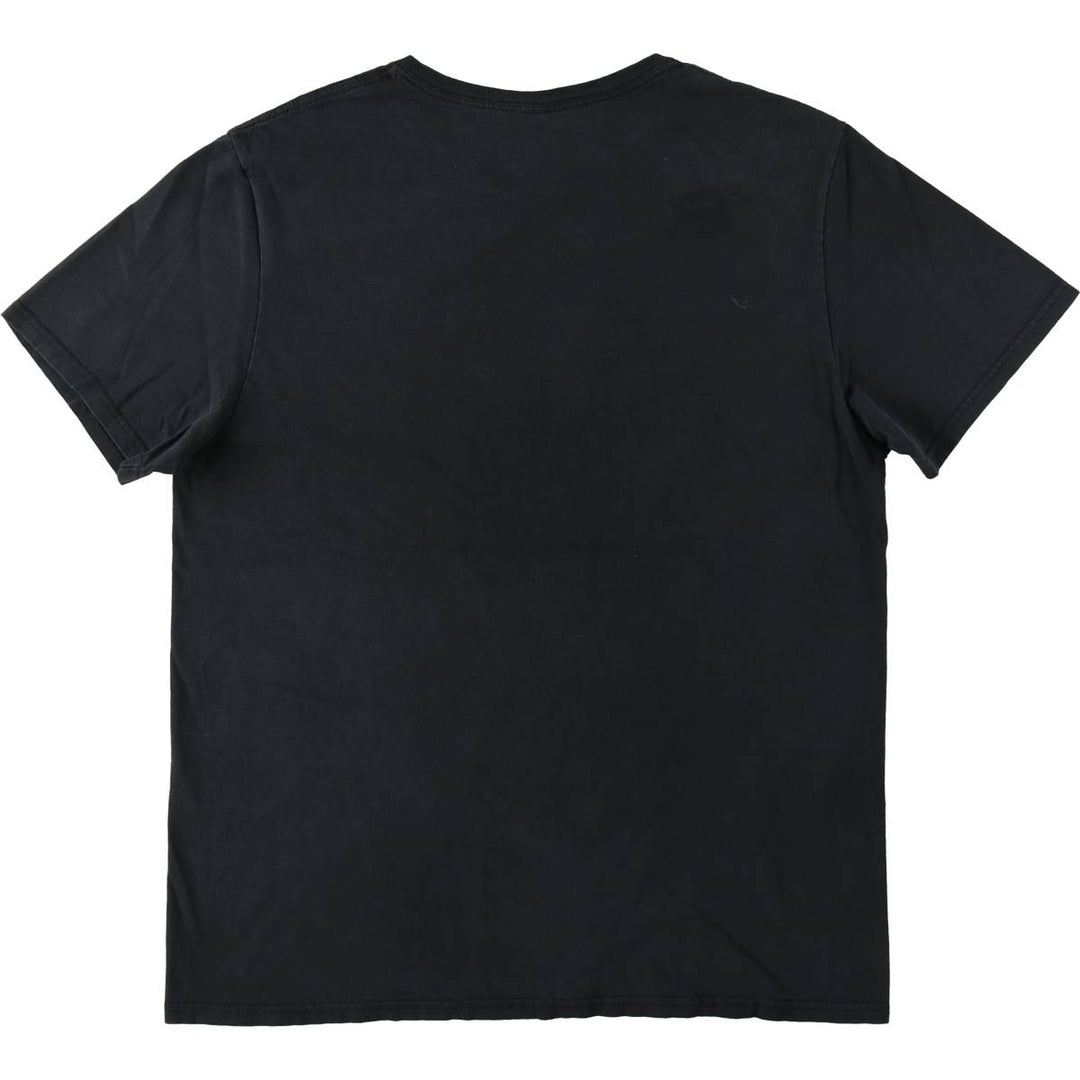 2000'S Spirited Away character print T-shirt, men's size L (approx.) cotton black type Vintage Second Hand