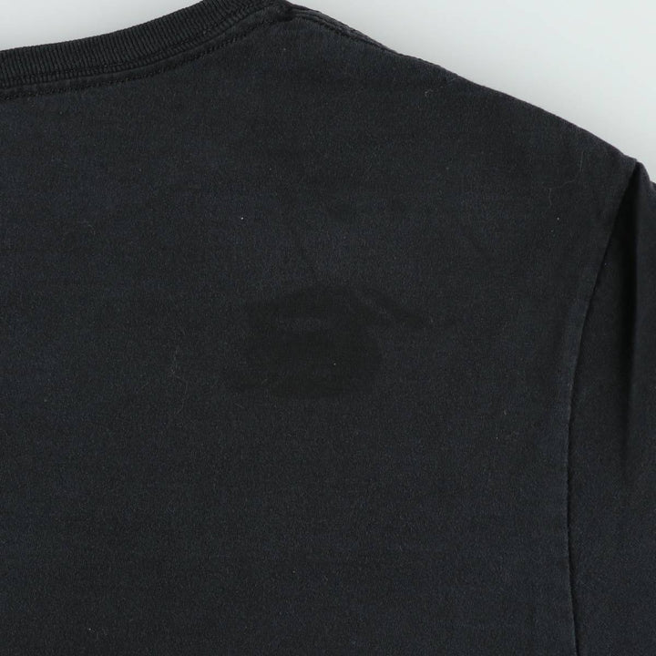 2000'S Spirited Away character print T-shirt, men's size L (approx.) cotton black type Vintage Second Hand