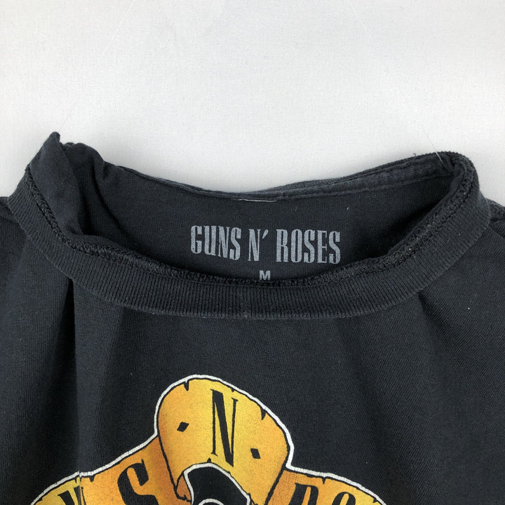 Guns N' Roses Skull Pattern Shirt (Men's Size M) cotton black type Vintage Second Hand