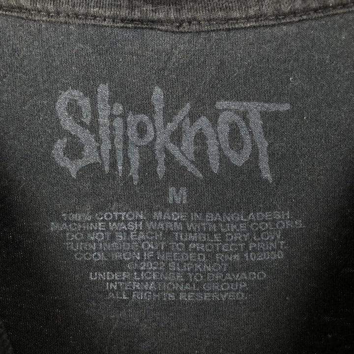 Slipknot Band T-shirt, Band T, Men's M size cotton black type Vintage Second Hand