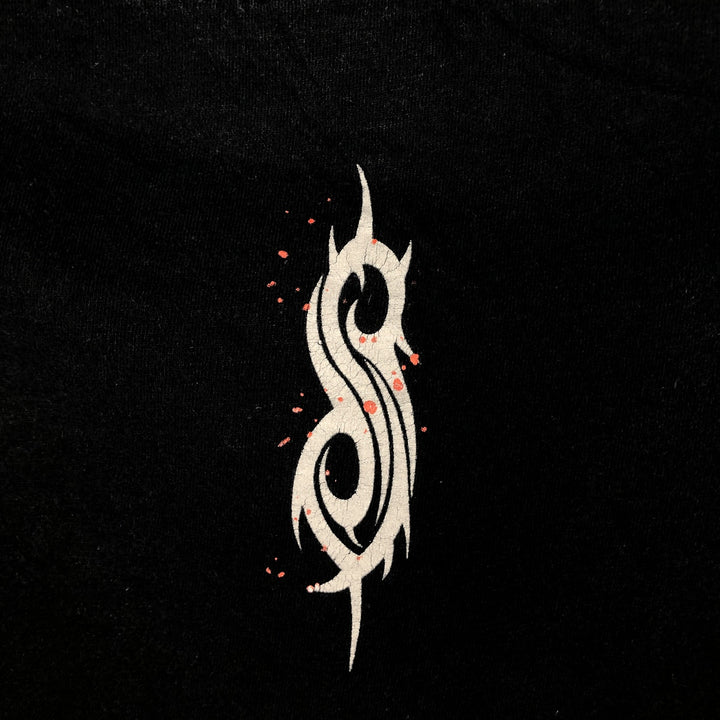 Slipknot Band T-shirt, Band T, Men's M size cotton black type Vintage Second Hand