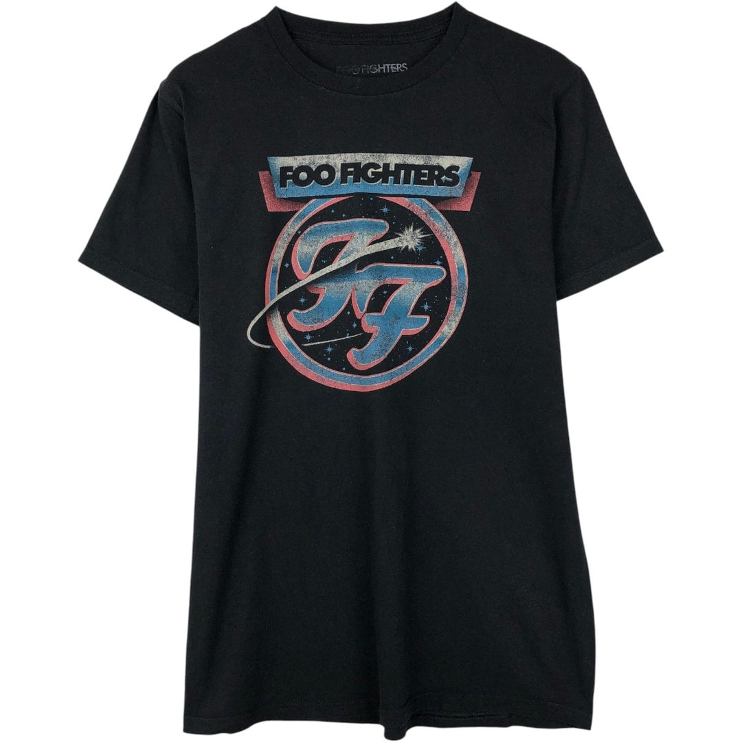 Foo Fighters band t-shirt, men's size M. cotton black type Vintage Second Hand
