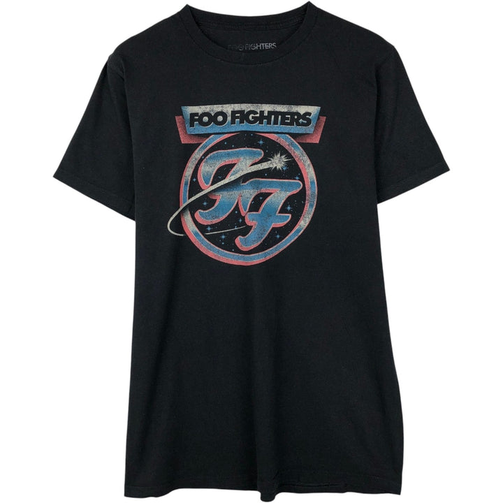 Foo Fighters band t-shirt, men's size M. cotton black type Vintage Second Hand