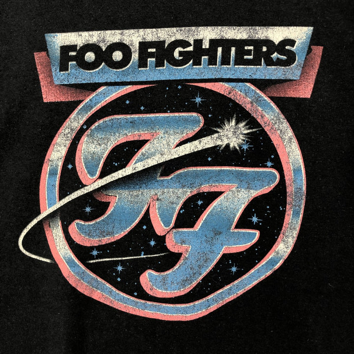Foo Fighters band t-shirt, men's size M. cotton black type Vintage Second Hand