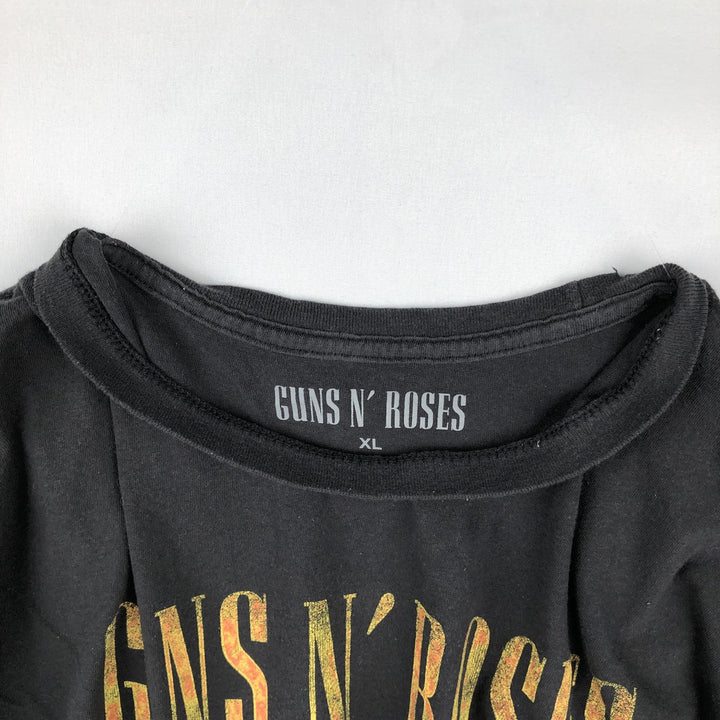 Guns N' Roses Band T-shirt, Band T, Men's XL size cotton black type Vintage Second Hand
