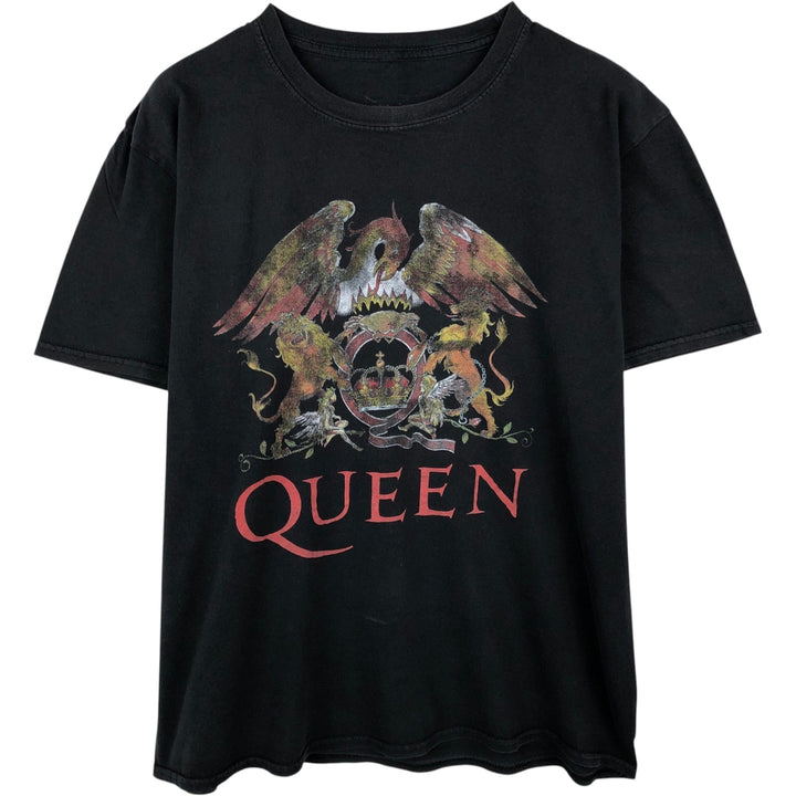 QUEEN Band T-shirt, Men's XL size unclear black type Vintage Second Hand