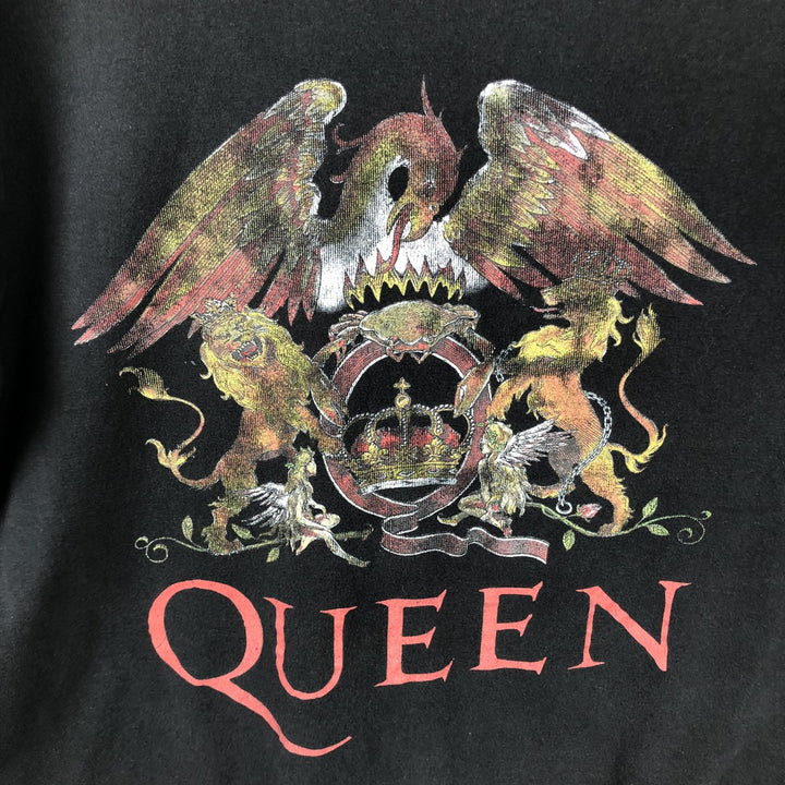 QUEEN Band T-shirt, Men's XL size unclear black type Vintage Second Hand