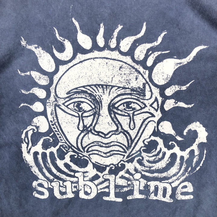 SUBLIME Band T-shirt, Men's L size cotton Blue type light blue Vintage Second Hand