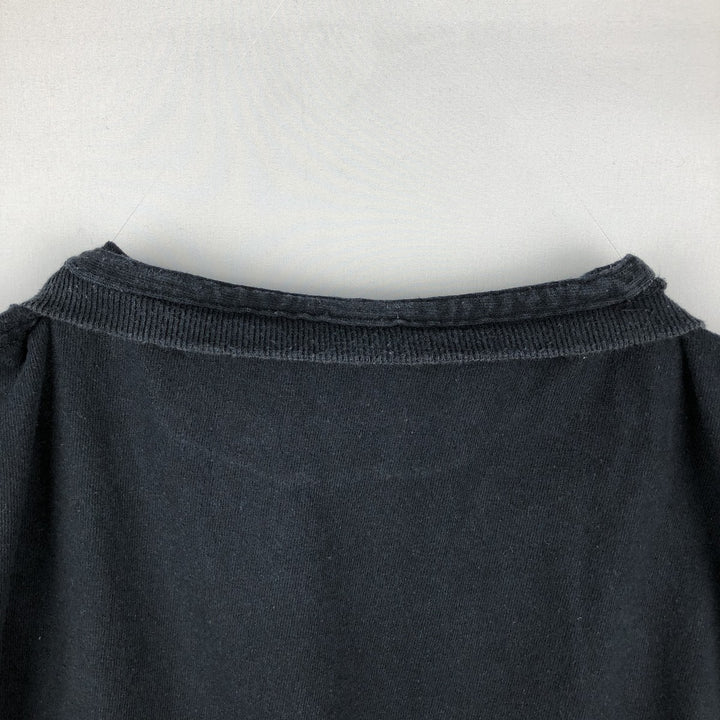 NIRVANA Nirvana Band T-shirt, Band T, Men's M size cotton black type Vintage Second Hand