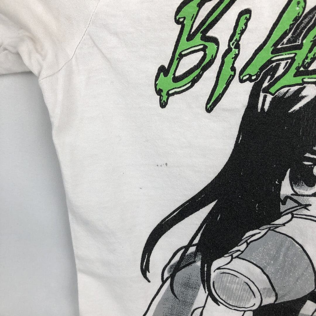 BILLIE EILISH Billie Eilish Band T-shirt Band T Men's M size cotton white type Vintage Second Hand