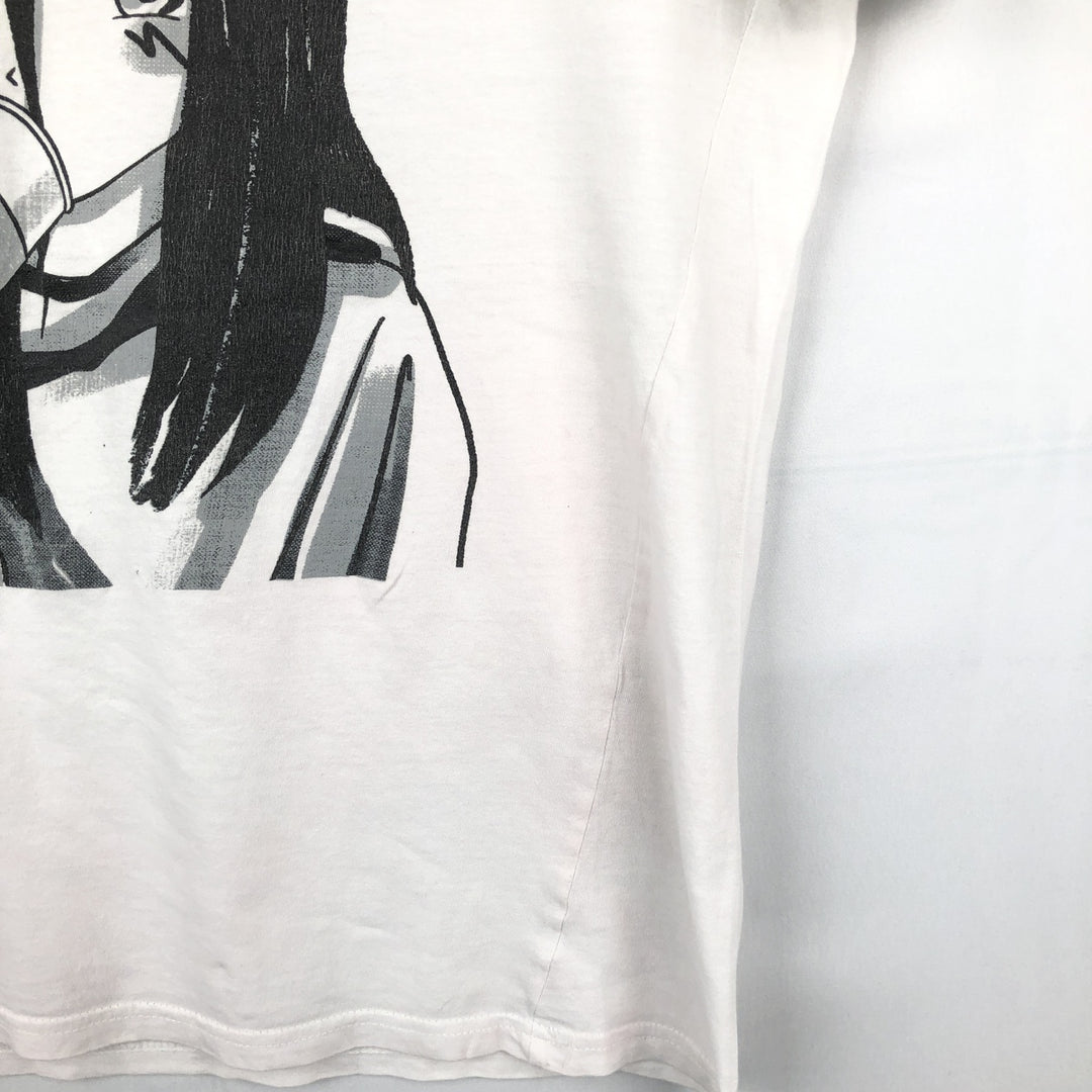 BILLIE EILISH Billie Eilish Band T-shirt Band T Men's M size cotton white type Vintage Second Hand
