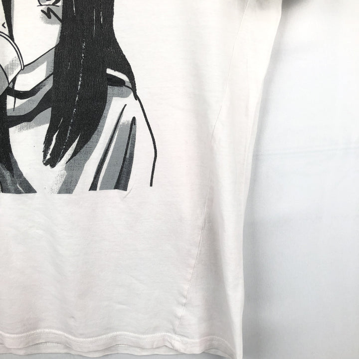 BILLIE EILISH Billie Eilish Band T-shirt Band T Men's M size cotton white type Vintage Second Hand
