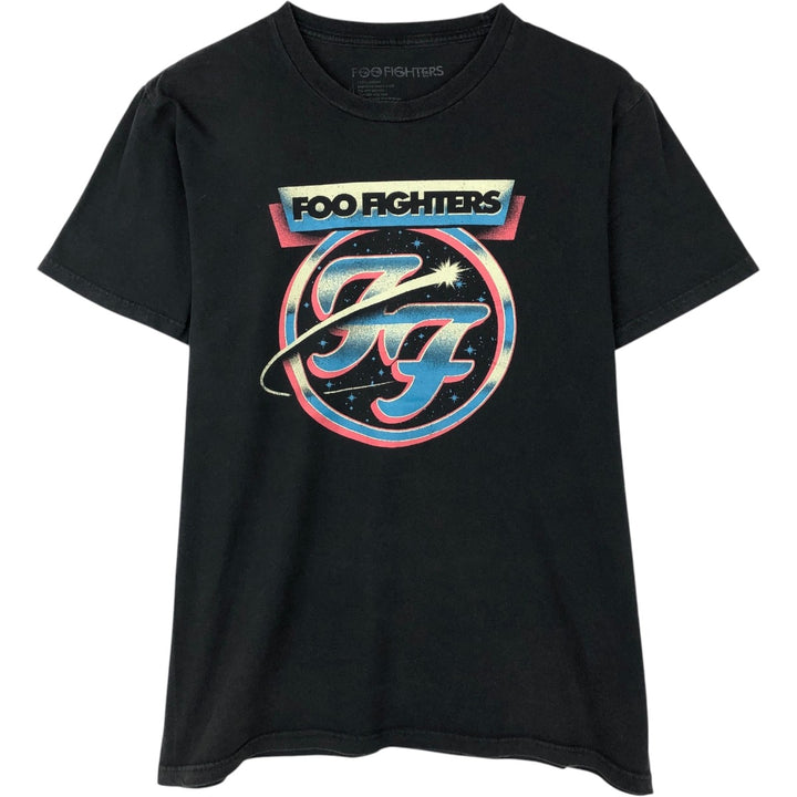 Foo Fighters band t-shirt, men's size M. cotton black type Vintage Second Hand