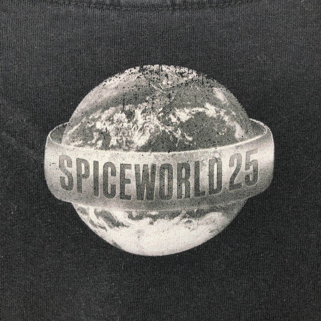 SPICE GIRLS Band T-shirt, Made in the UK, Men's Size L (approx.) cotton black type Vintage Second Hand