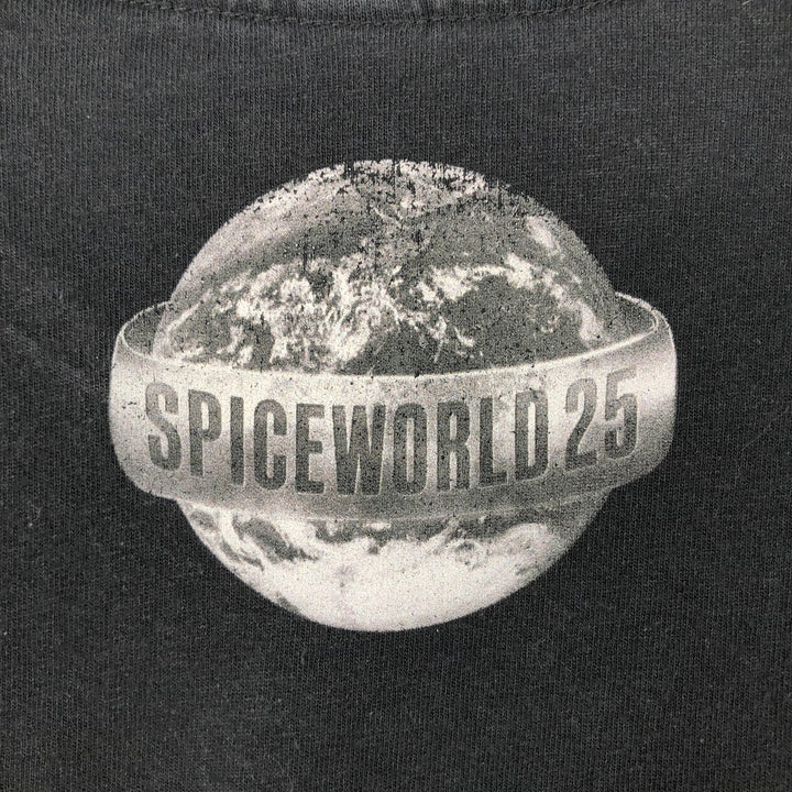 SPICE GIRLS Band T-shirt, Made in the UK, Men's Size L (approx.) cotton black type Vintage Second Hand