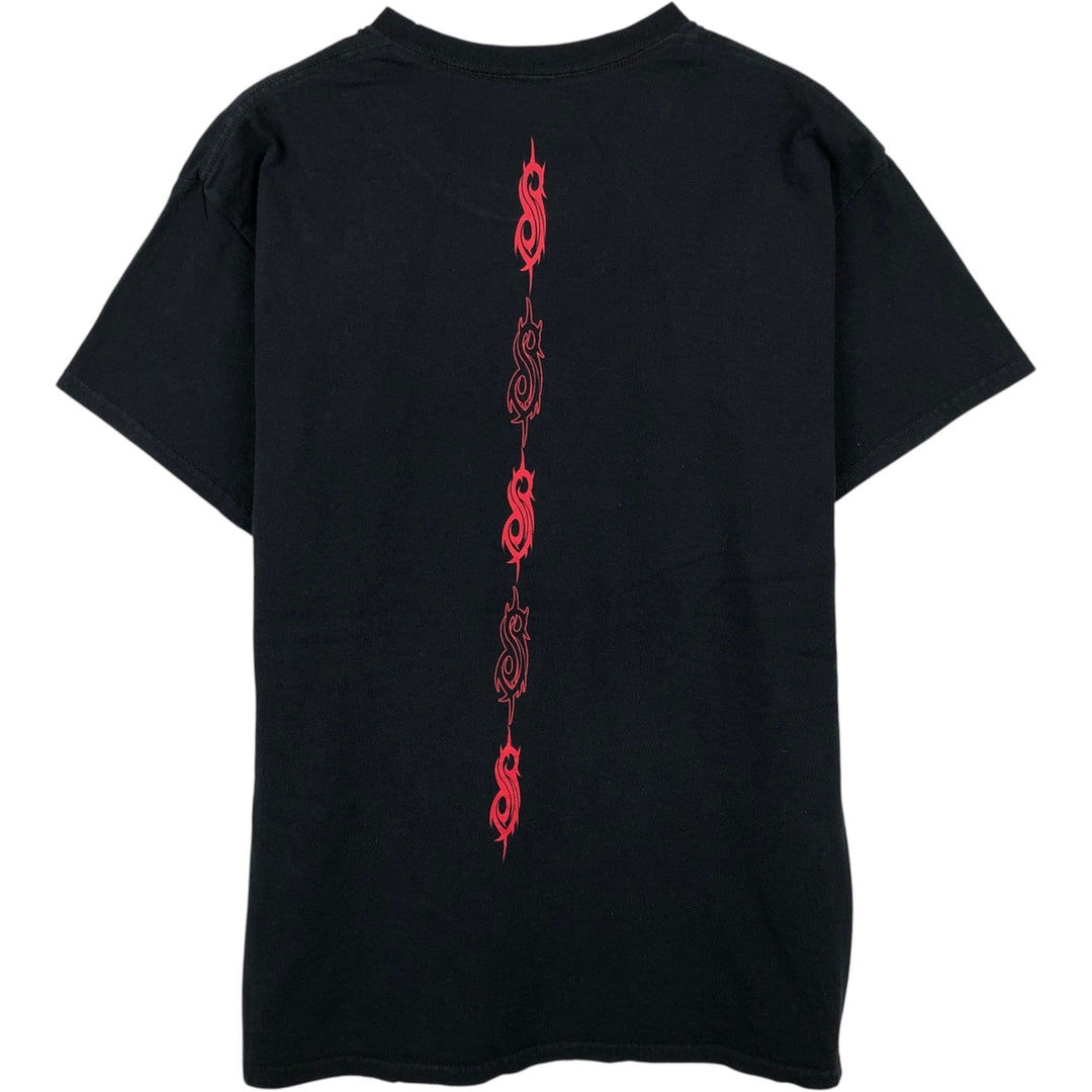 Slipknot Band T-shirt, Band T, Men's L size cotton black type Vintage Second Hand