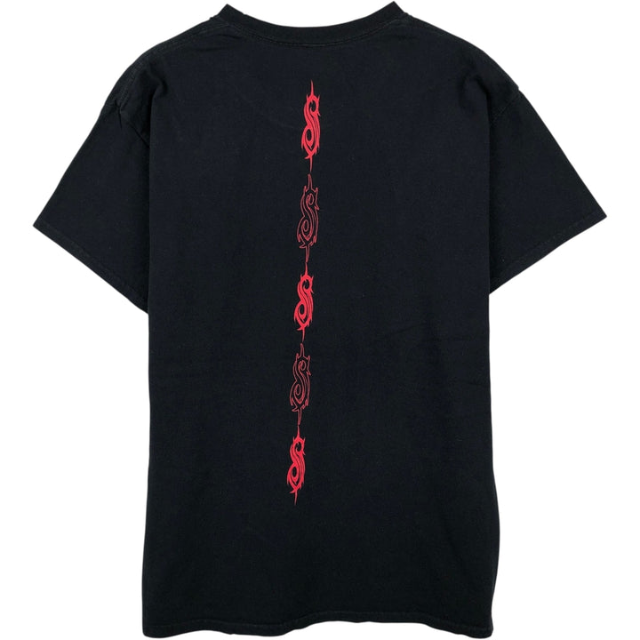 Slipknot Band T-shirt, Band T, Men's L size cotton black type Vintage Second Hand