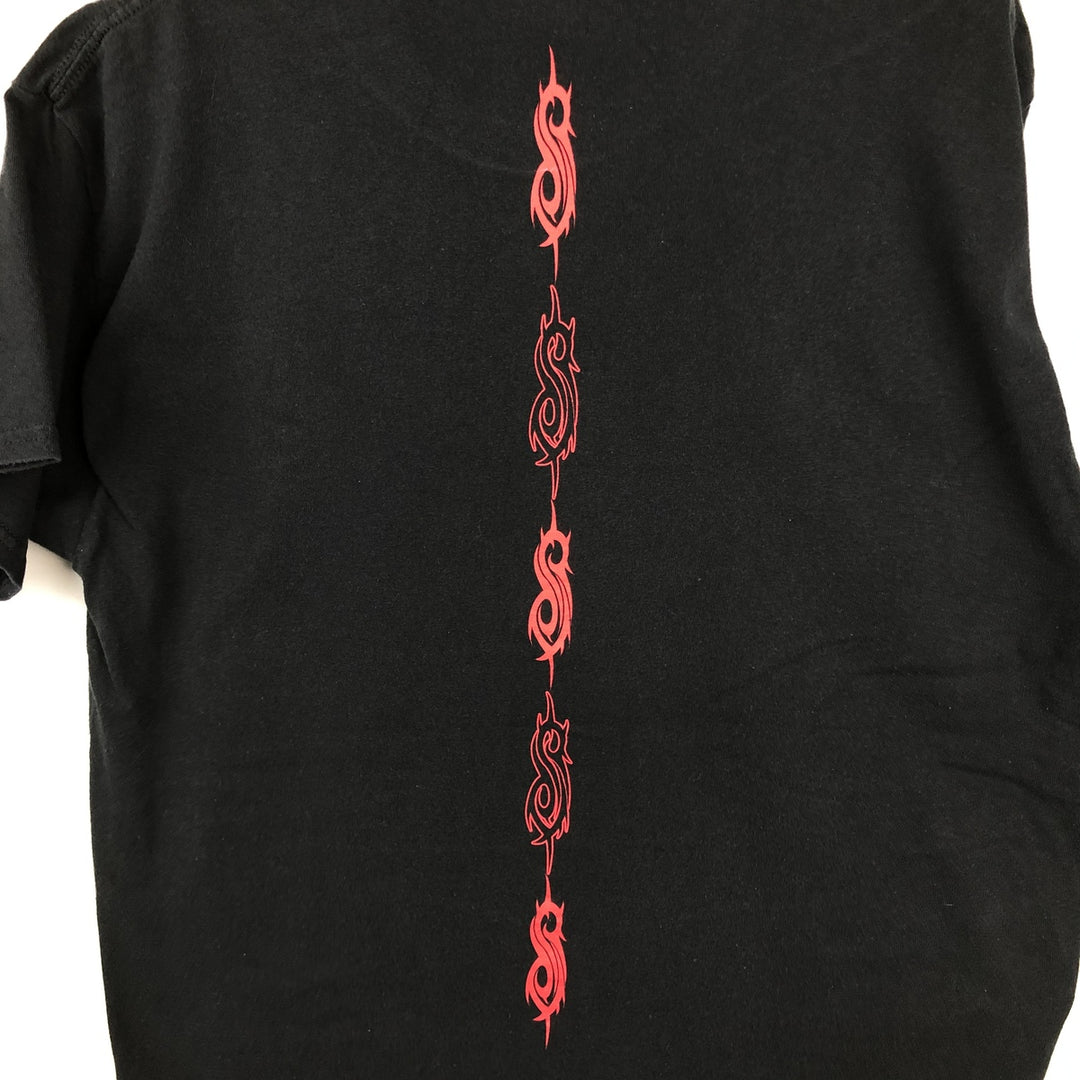 Slipknot Band T-shirt, Band T, Men's L size cotton black type Vintage Second Hand