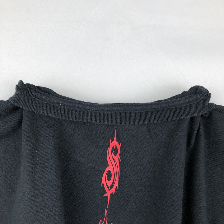 Slipknot Band T-shirt, Band T, Men's L size cotton black type Vintage Second Hand
