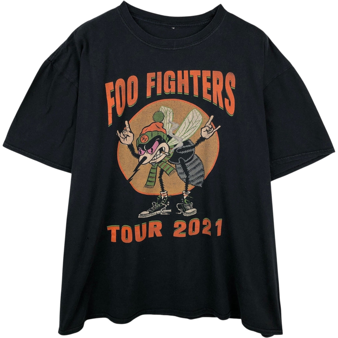 Foo Fighters Band T-shirt, Men's XL size unclear black type Vintage Second Hand