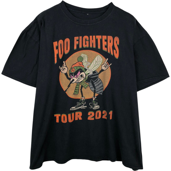 Foo Fighters Band T-shirt, Men's XL size unclear black type Vintage Second Hand