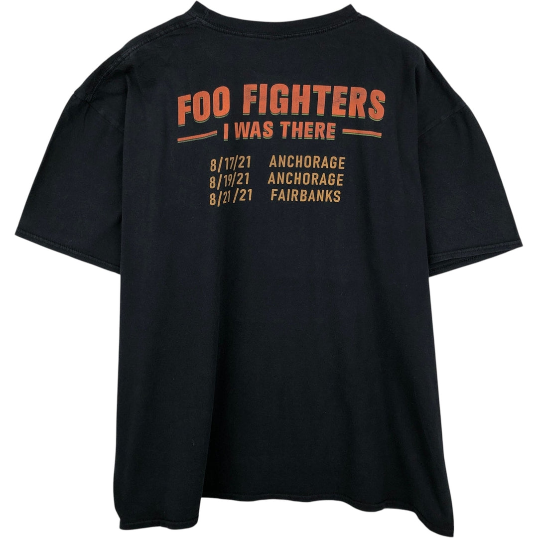 Foo Fighters Band T-shirt, Men's XL size unclear black type Vintage Second Hand