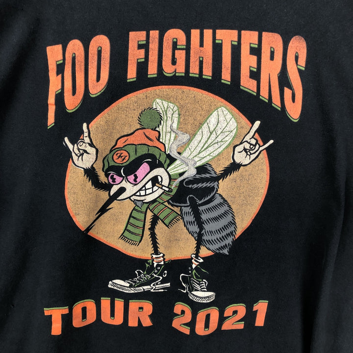 Foo Fighters Band T-shirt, Men's XL size unclear black type Vintage Second Hand