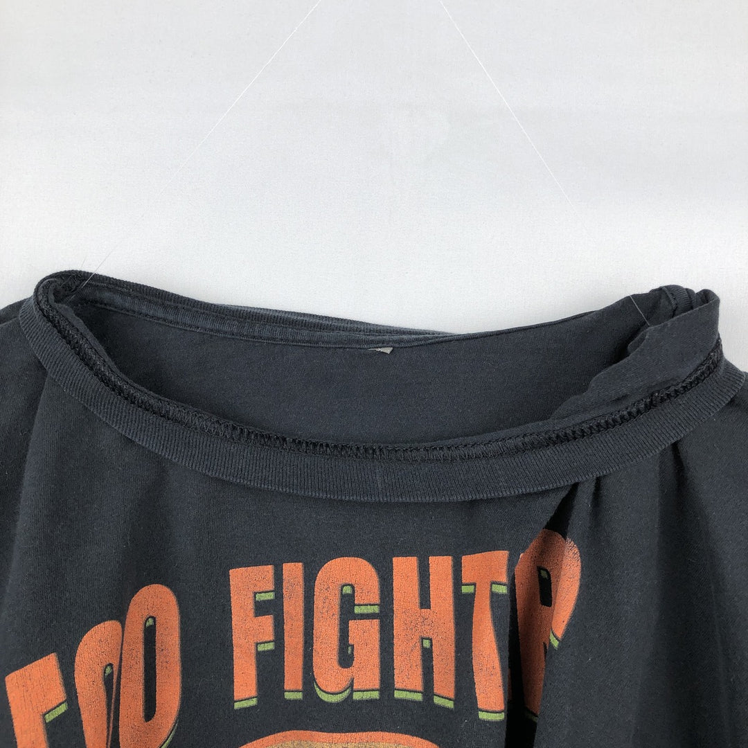 Foo Fighters Band T-shirt, Men's XL size unclear black type Vintage Second Hand