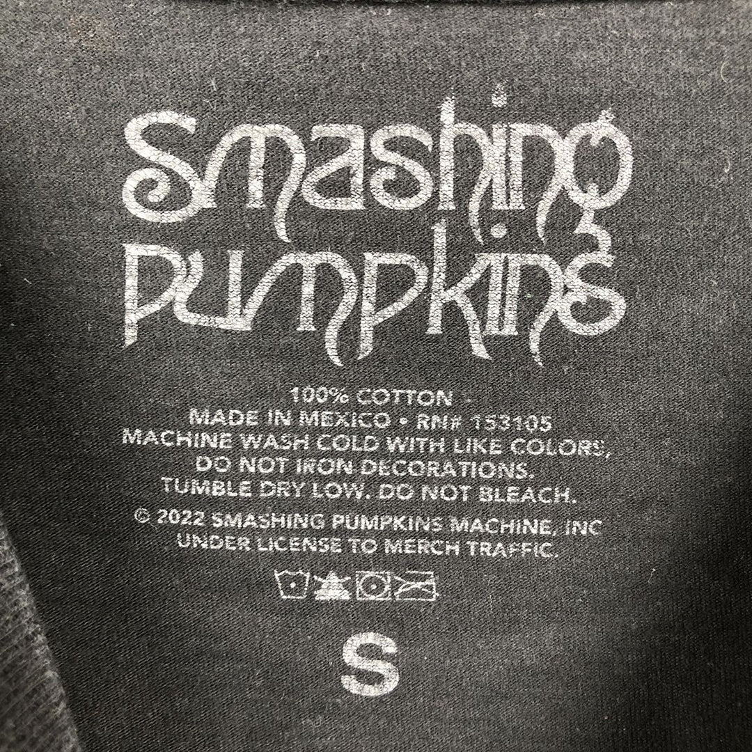 THE SMASHING PUMPKINS Smashing Pumpkins Band T-shirt Band T Men's S equivalent cotton black type Vintage Second Hand