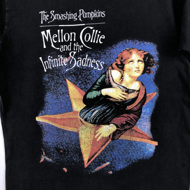 THE SMASHING PUMPKINS Smashing Pumpkins Band T-shirt Band T Men's S equivalent cotton black type Vintage Second Hand