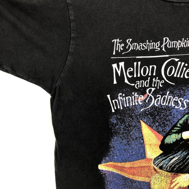 THE SMASHING PUMPKINS Smashing Pumpkins Band T-shirt Band T Men's S equivalent cotton black type Vintage Second Hand