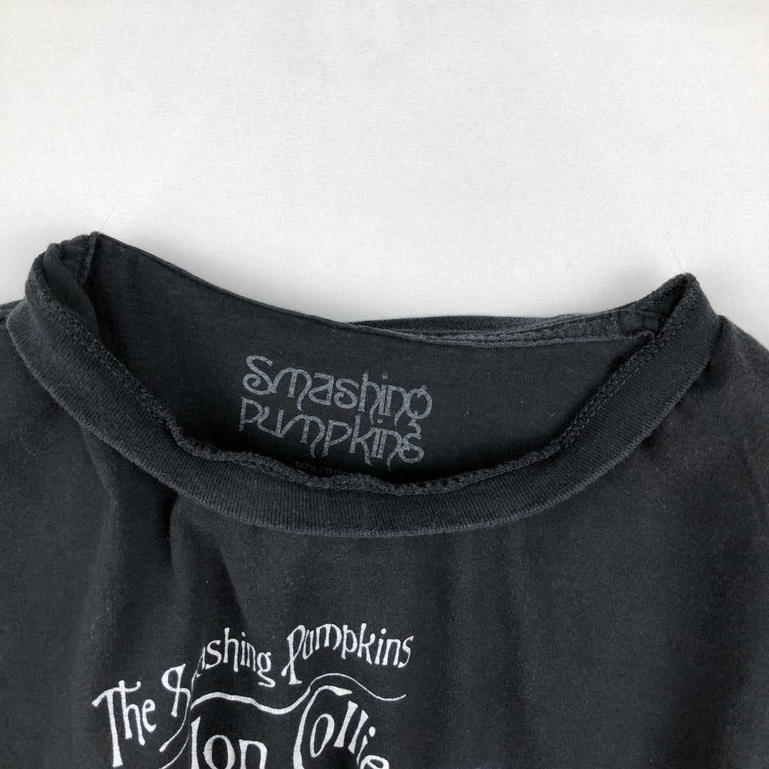 THE SMASHING PUMPKINS Smashing Pumpkins Band T-shirt Band T Men's S equivalent cotton black type Vintage Second Hand