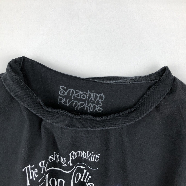 THE SMASHING PUMPKINS Smashing Pumpkins Band T-shirt Band T Men's S equivalent cotton black type Vintage Second Hand