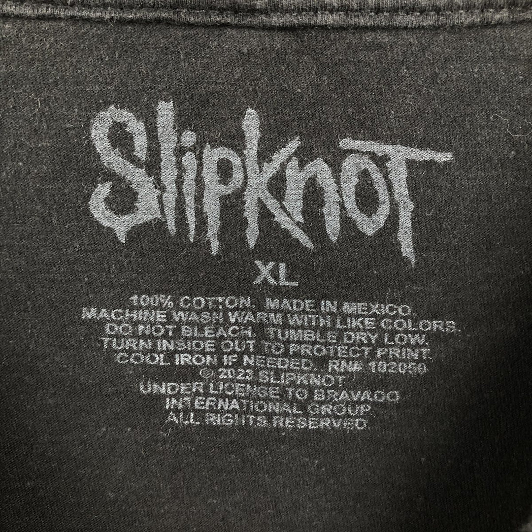 Slipknot Band T-shirt, Band T, Men's XL size cotton black type Vintage Second Hand