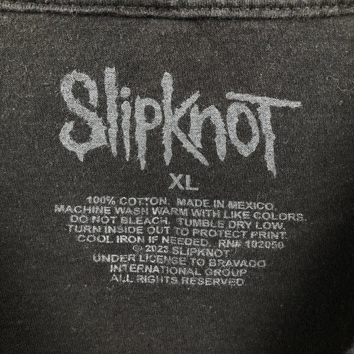 Slipknot Band T-shirt, Band T, Men's XL size cotton black type Vintage Second Hand