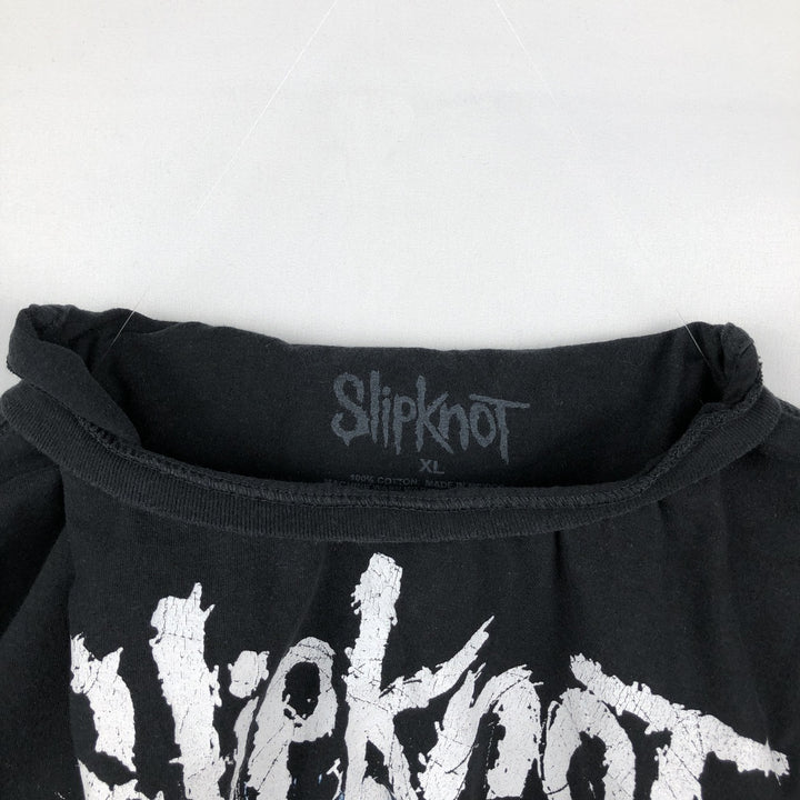 Slipknot Band T-shirt, Band T, Men's XL size cotton black type Vintage Second Hand