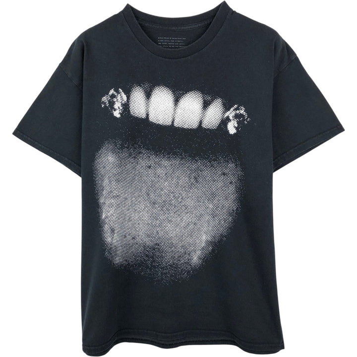 POST MALONE Wrap T-Shirt (Men's XL equivalent) cotton black type Vintage Second Hand