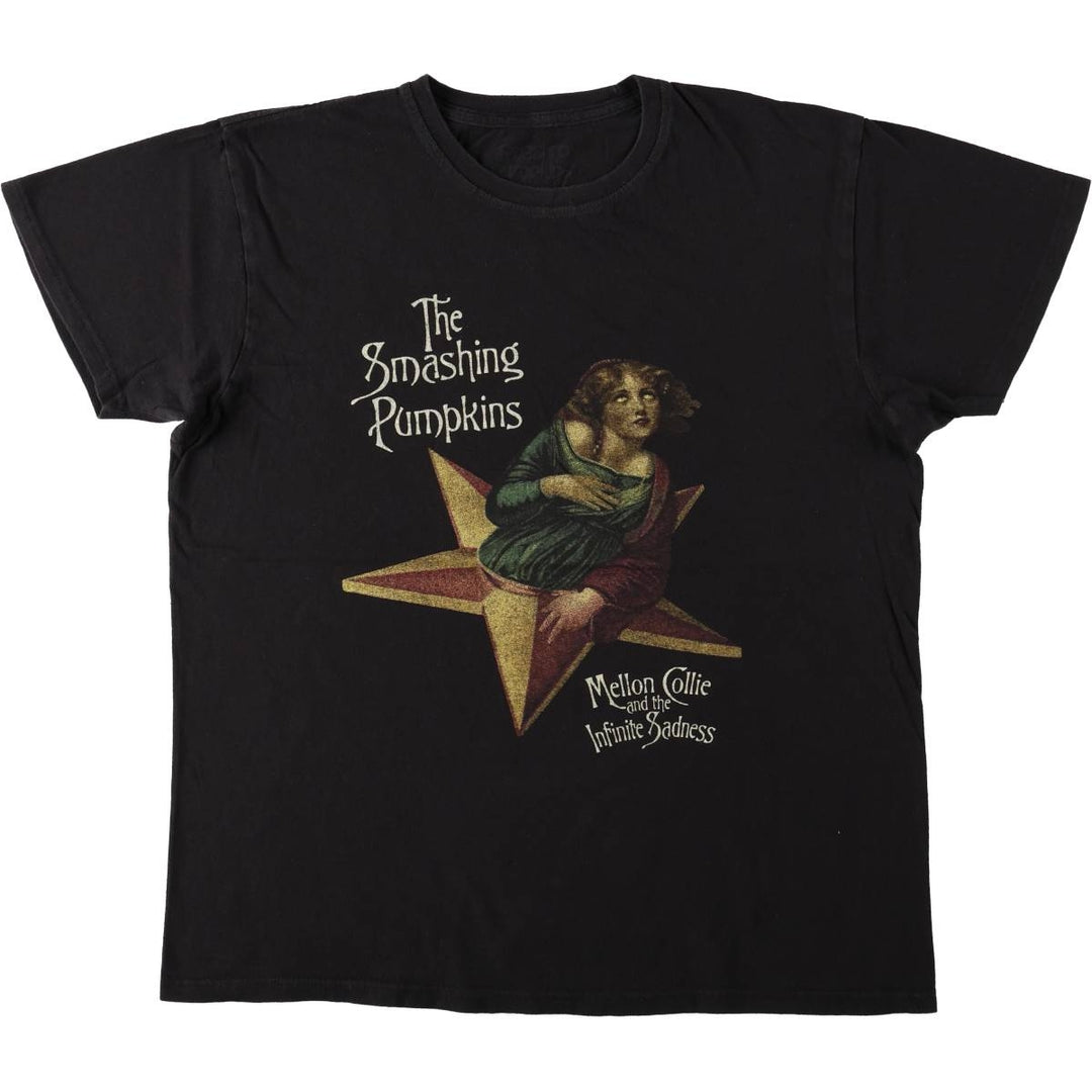 THE SMASHING PUMPKINS Smashing Pumpkins Band T-shirt Band T Men's L size cotton blue type Vintage Second Hand
