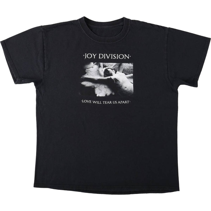 JOY DIVISION Band T-shirt, Band T, Men's XL size unclear black type Vintage Second Hand