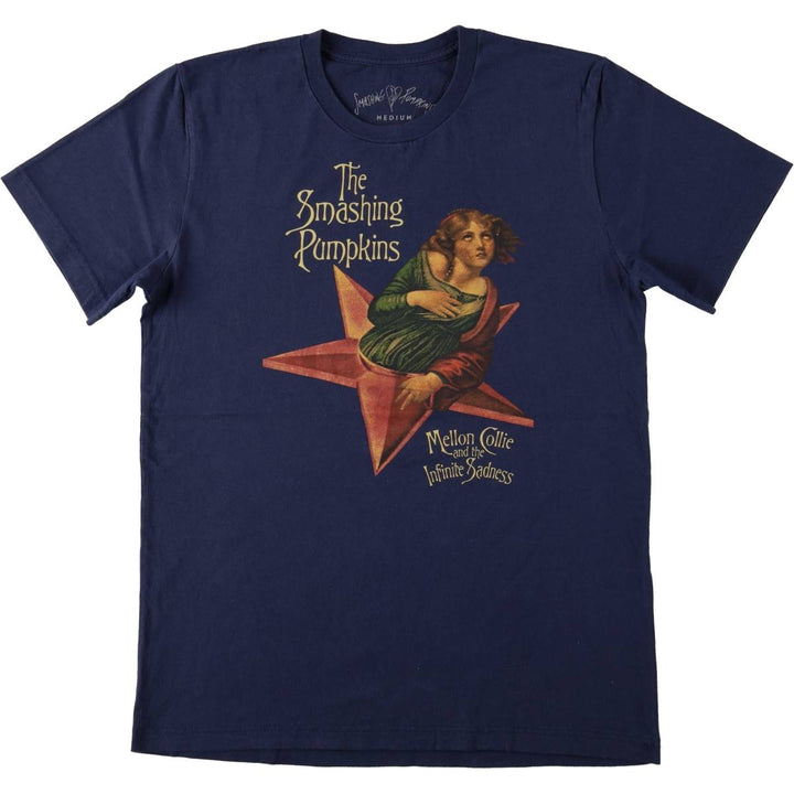 THE SMASHING PUMPKINS Smashing Pumpkins Band T-shirt Band T Men's M equivalent unclear navy blue type Vintage Second Hand