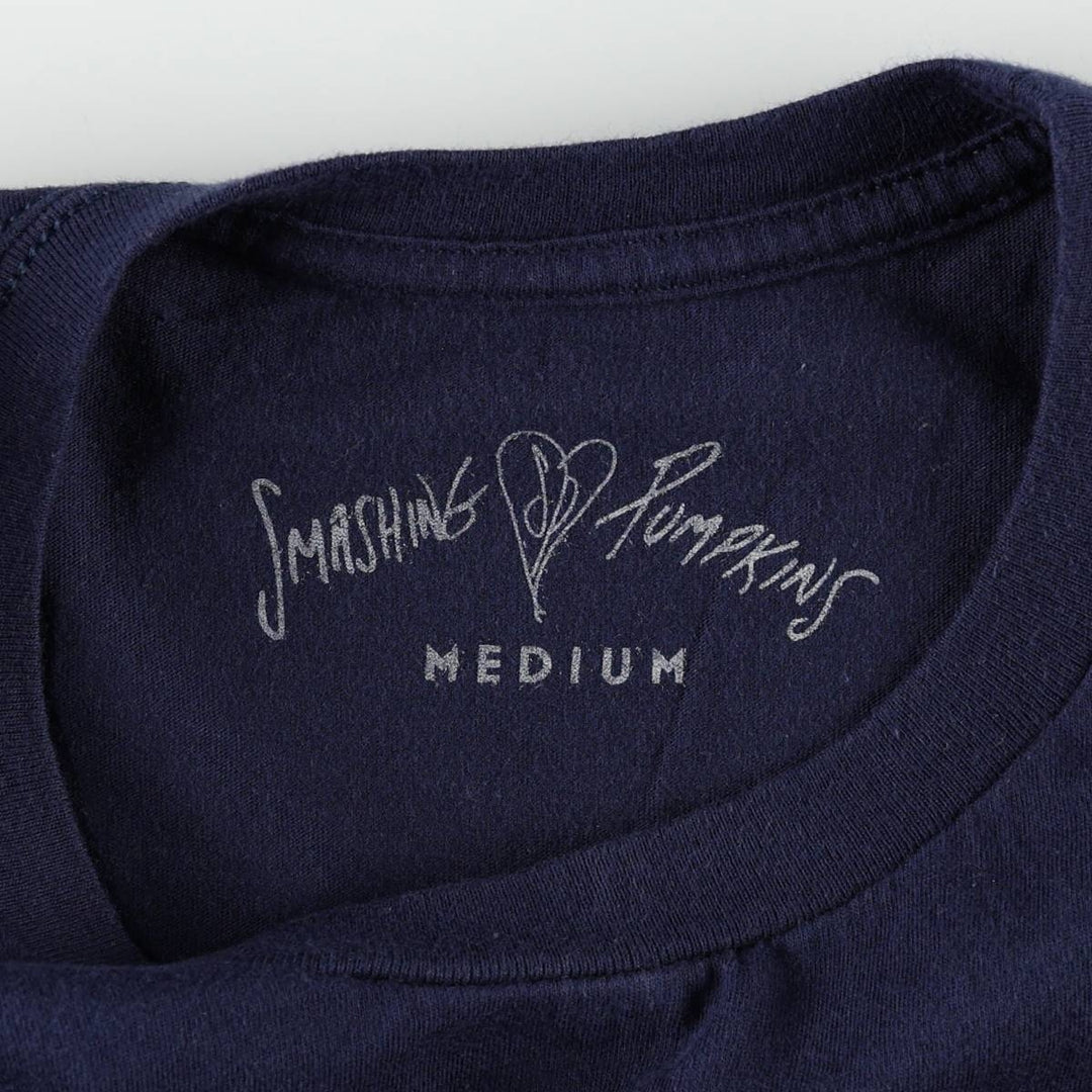 THE SMASHING PUMPKINS Smashing Pumpkins Band T-shirt Band T Men's M equivalent unclear navy blue type Vintage Second Hand