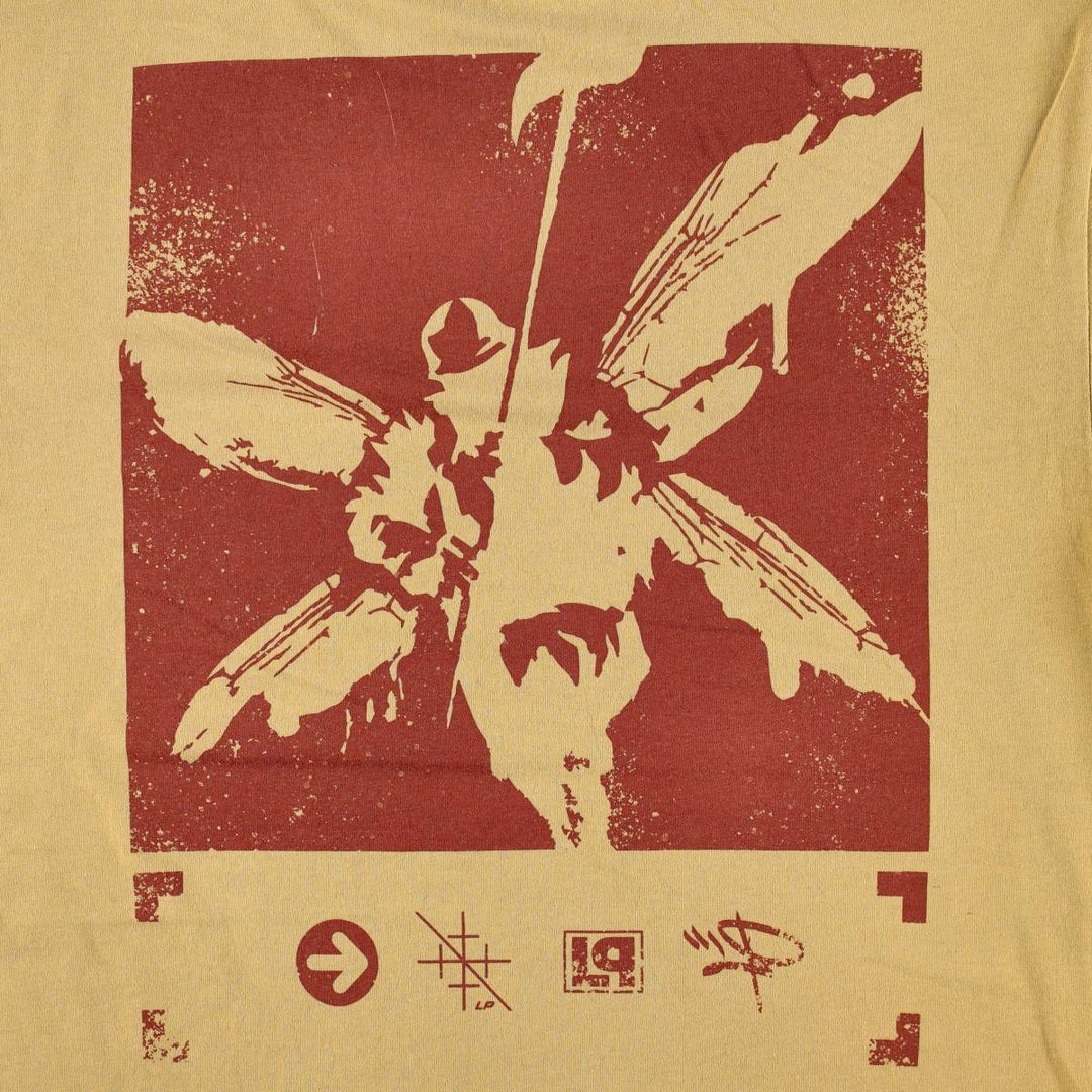 LINKIN PARK Band T-Shirt, Men's Size L cotton Beige type Vintage Second Hand