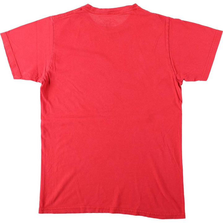 RED HOT CHILI PEPPERS Red Hot Chili Peppers Band T-shirt Band T Men's M size cotton red type Vintage Second Hand