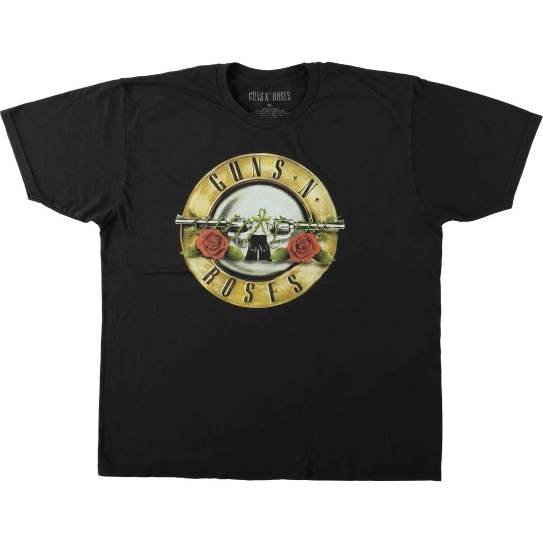 Guns N' Roses Band T-shirt, Band T, Men's XL size cotton black type Vintage Second Hand