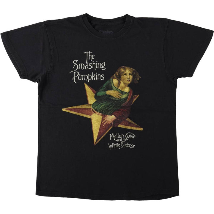 THE SMASHING PUMPKINS Smashing Pumpkins Band T-shirt Band T Men's M equivalent cotton black type Vintage Second Hand