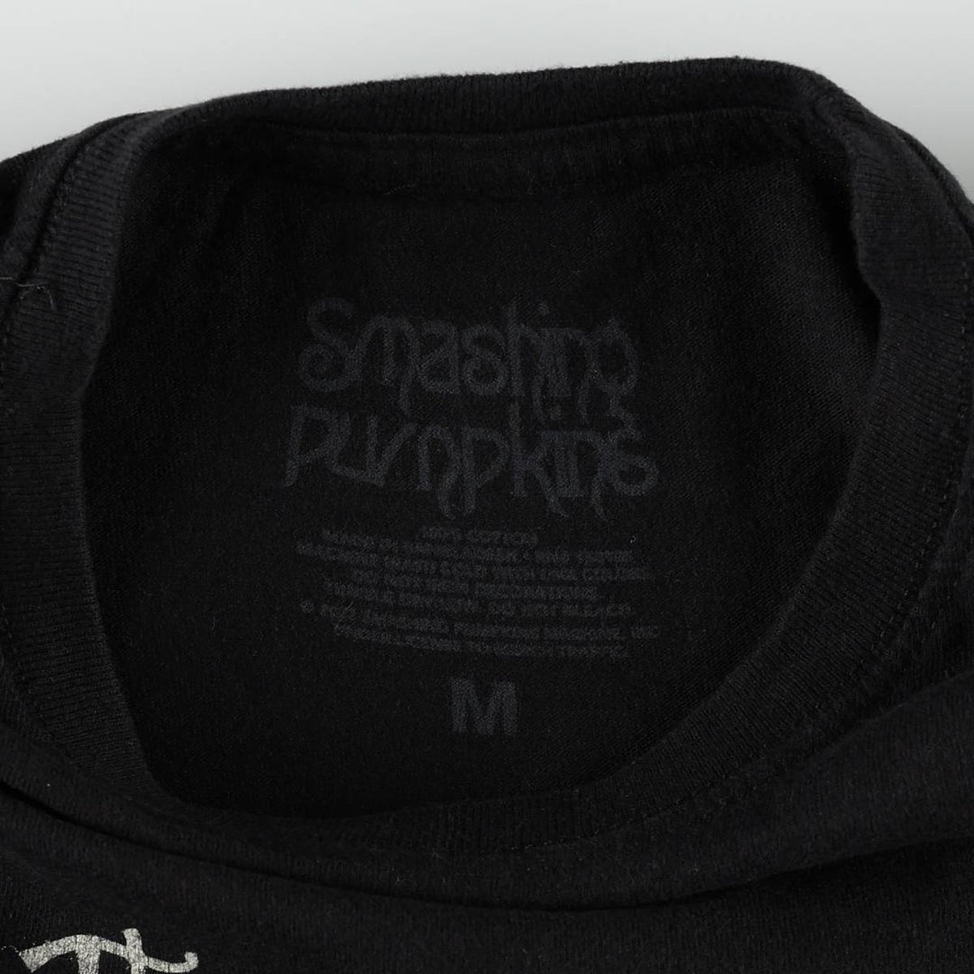 THE SMASHING PUMPKINS Smashing Pumpkins Band T-shirt Band T Men's M equivalent cotton black type Vintage Second Hand