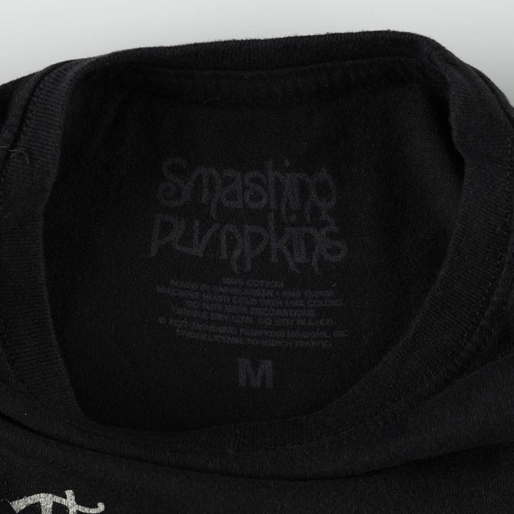 THE SMASHING PUMPKINS Smashing Pumpkins Band T-shirt Band T Men's M equivalent cotton black type Vintage Second Hand