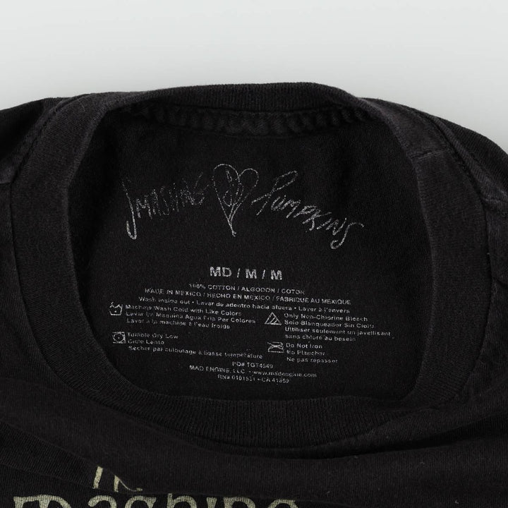 THE SMASHING PUMPKINS Smashing Pumpkins Band T-shirt Band T Men's M equivalent cotton black type Vintage Second Hand