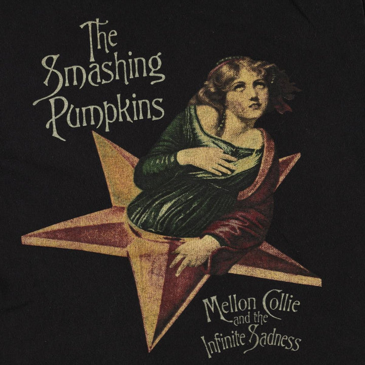 THE SMASHING PUMPKINS Smashing Pumpkins Band T-shirt Band T Men's M equivalent cotton black type Vintage Second Hand
